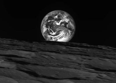 عکس های زیبایی از زمین و ماه که به وسیله مدارگرد ماه دانوری منتشر شده